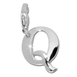 SilberDream 925 Charm Buchstabe Q Silber Armband Anhänger FC70Q