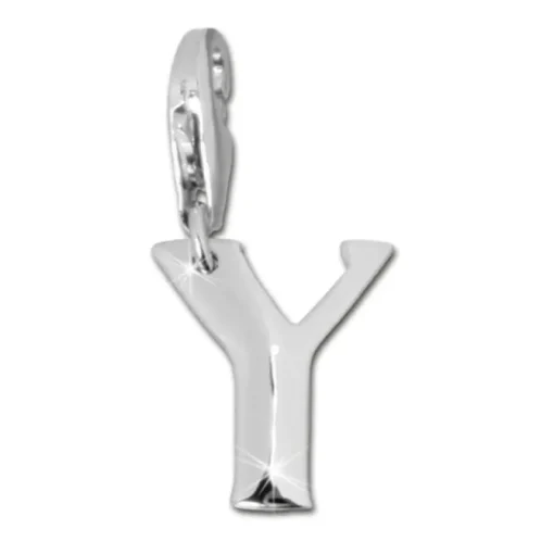 SilberDream 925 Charm Buchstabe Y Silber Armband Anhänger FC70Y
