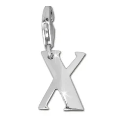 SilberDream 925 Charm Buchstabe X Silber Armband Anhänger FC70X