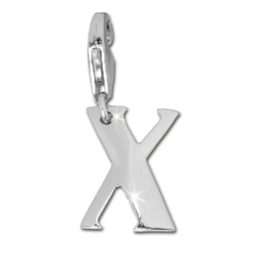 SilberDream 925 Charm Buchstabe X Silber Armband Anhänger FC70X