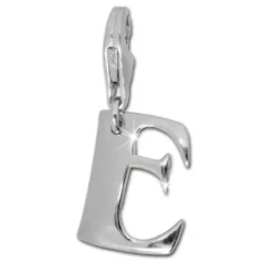 SilberDream 925 Charm Buchstabe E Silber Armband Anhänger FC70E