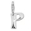 SilberDream 925 Charm Buchstabe P Silber Armband Anhänger FC70P