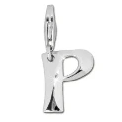SilberDream 925 Charm Buchstabe P Silber Armband Anhänger FC70P