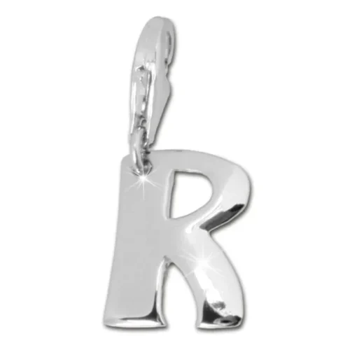 SilberDream 925 Charm Buchstabe R Silber Armband Anhänger FC70R