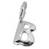 SilberDream 925 Charm Buchstabe B Silber Armband Anhänger FC70B