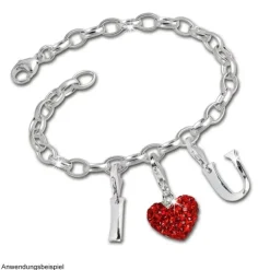 SilberDream 925 Charm Buchstabe E Silber Armband Anhänger FC70E