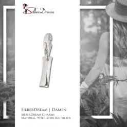 SilberDream 925 Charm Buchstabe I Silber Armband Anhänger FC70I