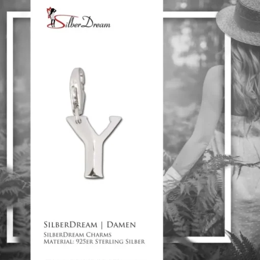 SilberDream 925 Charm Buchstabe Y Silber Armband Anhänger FC70Y