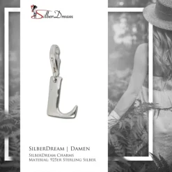 SilberDream 925 Charm Buchstabe L Silber Armband Anhänger FC70L