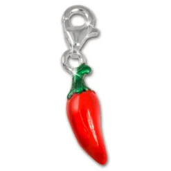 SilberDream 925 Charm Chili Armband Anhänger Silber FC3021