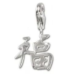 SilberDream 925 Charm Chin. Glück Armband Anhänger FC3009
