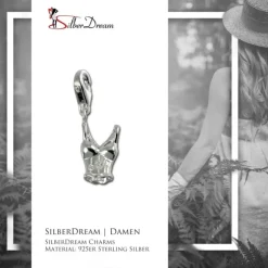 SilberDream 925 Charm Corsage Armband Anhänger FC3123