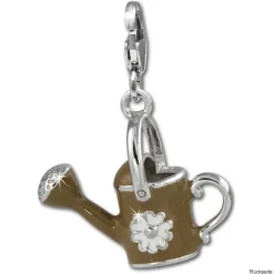 SilberDream 925 Charm Emaille Gießkanne Armband Anhänger FC602