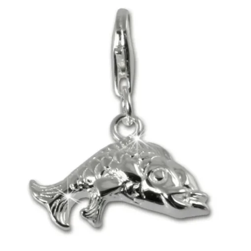 SilberDream 925 Charm Fische Sternzeichen Anhänger FC7103
