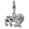 SilberDream 925 Charm Löwe Sternzeichen Anhänger FC7108