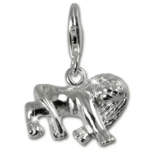 SilberDream 925 Charm Löwe Sternzeichen Anhänger FC7108