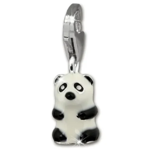 SilberDream 925 Charm Pandabär Armband Anhänger FC1019