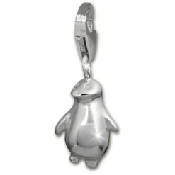 SilberDream 925 Charm Pinguin Armband Anhänger FC1027