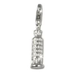 SilberDream 925 Charm Pisa Turm Armband Anhänger FC3054