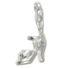 SilberDream 925 Charm Plateauschuh Armband Anhänger FC3079