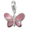 SilberDream 925 Charm Schmetterling pink FC1041P