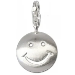 SilberDream 925 Charm Smiley Silber Armband Anhänger FC3111