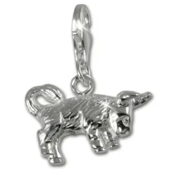 SilberDream 925 Charm Stier Sternzeichen Anhänger FC7105