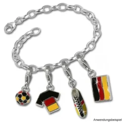 SilberDream 925 Charm Trikot Deutschland Armband Anhänger FC701