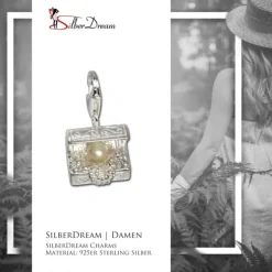SilberDream 925 Charm Truhe silber Armband Anhänger FC227W