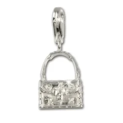 SilberDream 925 Charm Täschchen Armband Anhänger FC3028