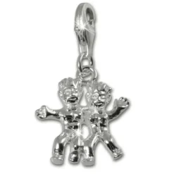 SilberDream 925 Charm Zwilling Sternzeichen Anhänger FC7106