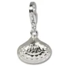 SilberDream 925 Silber Charm Muschel groß Armband Anhänger FC607