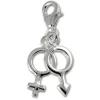 SilberDream 925 Silber Charm Anhänger Mann & Frau FC3126