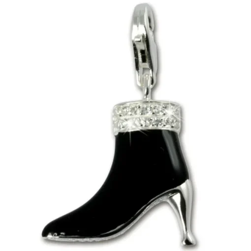 SilberDream 925 Silber Charm Stiefel Armband Anhänger FC247S