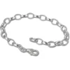 SilberDream 925 Silber Charm Bettelarmband Fußkette 28cm FC0111
