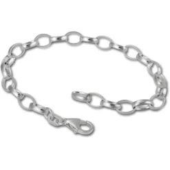 SilberDream 925 Silber Charm Bettelarmband Fußkette 28cm FC0111