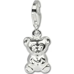 SilberDream 925 Silber Charm Bär Armband Anhänger FC620