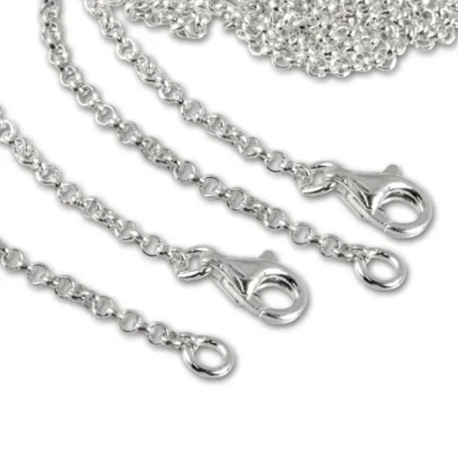 SilberDream 925 Silber Charm Halskette Set 2x70cm FC00297-2