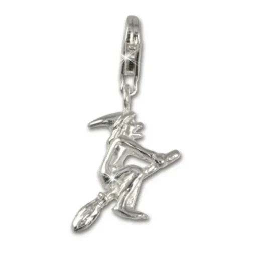 SilberDream 925 Silber Charm Hexe Armband Anhänger FC3087
