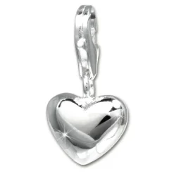 SilberDream 925 Silber Charm Herz glanz Armband Anhänger FC3144