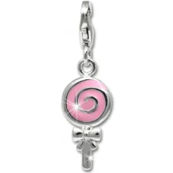 SilberDream 925 Silber Charm Lutscher Armband Anhänger FC627