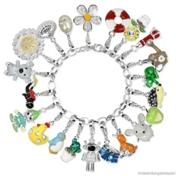SilberDream 925 Silber Charm Igel Armband Anhänger FC615