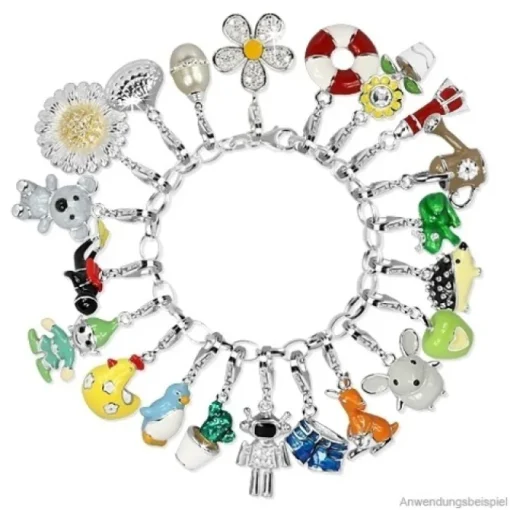 SilberDream 925 Silber Charm Igel Armband Anhänger FC615