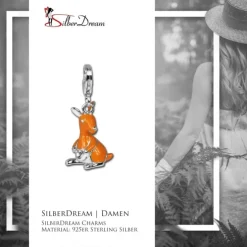 SilberDream 925 Silber Charm Känguru Armband Anhänger FC614