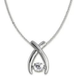 SilberDream Anhänger Kreuz mit Kette 925 Silber DSK103W