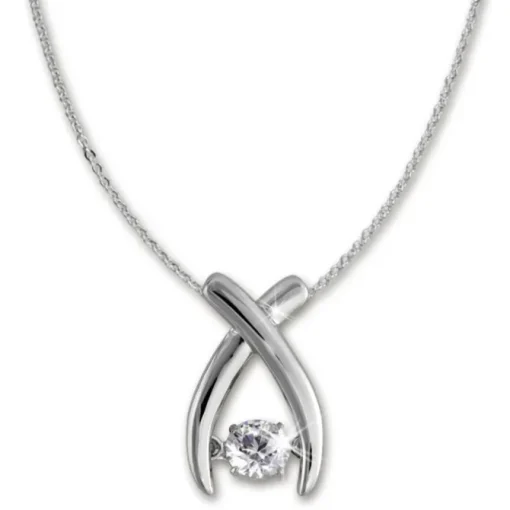 SilberDream Anhänger Kreuz mit Kette 925 Silber DSK103W
