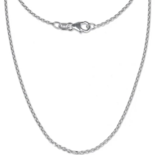 SilberDream Ankerkette fein 925er Silber Halskette 50cm Kette SDK21150