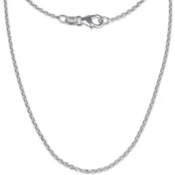 SilberDream Ankerkette fein 925er Silber Halskette 45cm Kette SDK21145