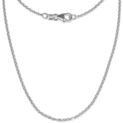 SilberDream Ankerkette fein 925er Silber Halskette 60cm Kette SDK21160