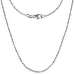 SilberDream Ankerkette fein 925er Silber Halskette 70cm Kette SDK21170